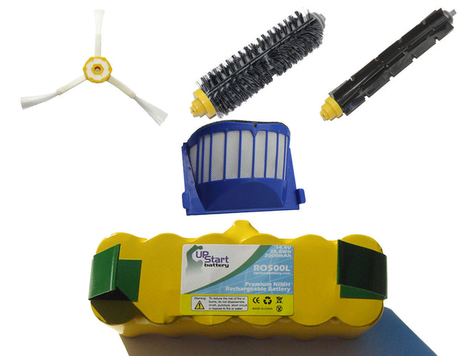 iRobot Roomba 585 Kit - Includes 1 Battery, 1 AeroVac Filter, 1 Bristle Brush, 1 Flexible Beater Brush and 1 3-Arm Side Brush