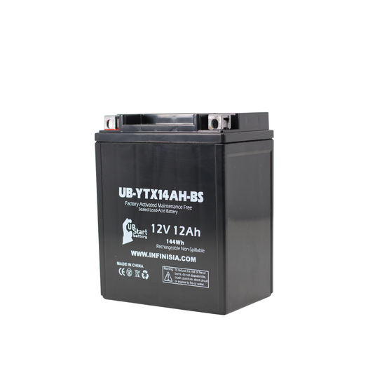 Replacement for YTX14AH-BS Battery 12V 12AH SLA