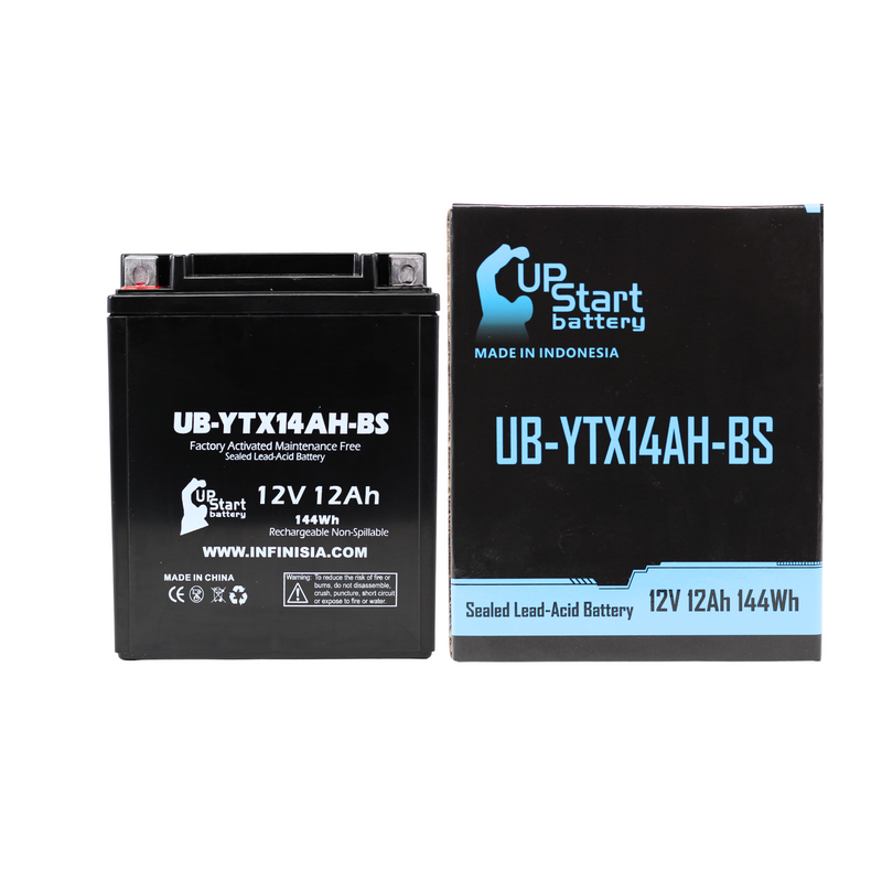 Load image into Gallery viewer, Replacement for YTX14AH-BS Battery 12V 12AH SLA

