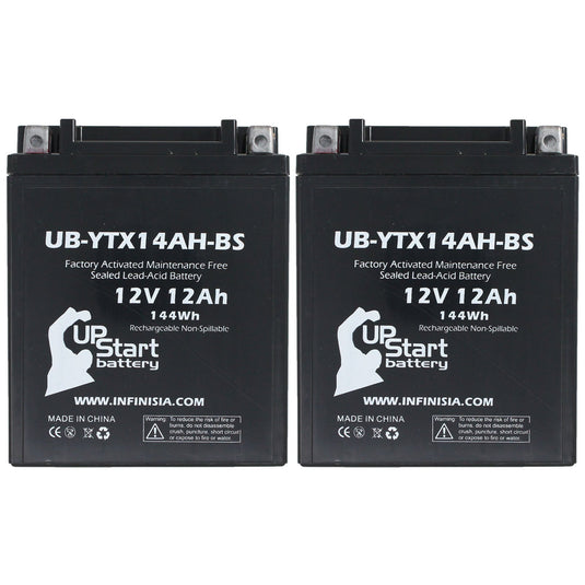 Replacement for YTX14AH-BS Battery 12V 12AH SLA