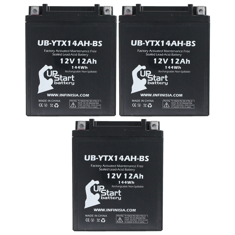 Load image into Gallery viewer, Replacement for YTX14AH-BS Battery 12V 12AH SLA
