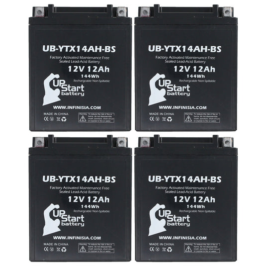 Replacement for YTX14AH-BS Battery 12V 12AH SLA