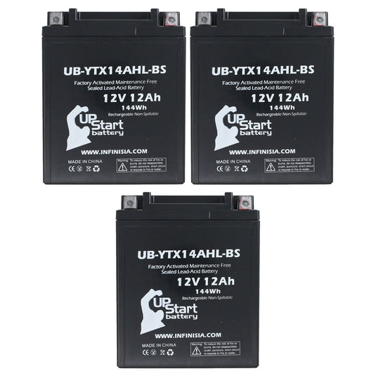 Replacement for YTX14AHL-BS Battery 12V 12AH SLA