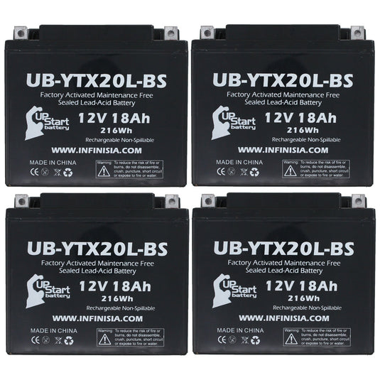 Replacement for YTX20L-BS Battery 12V 18AH SLA