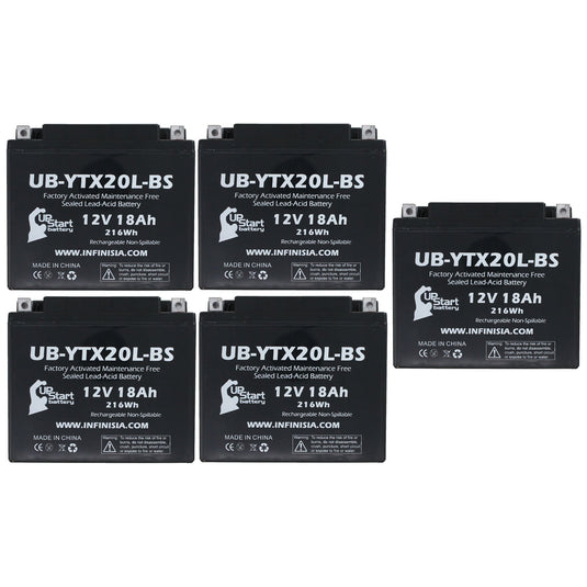 Replacement for YTX20L-BS Battery 12V 18AH SLA