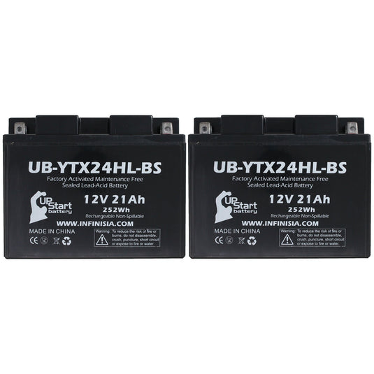 Replacement for YTX24HL-BS Battery 12V 21AH SLA