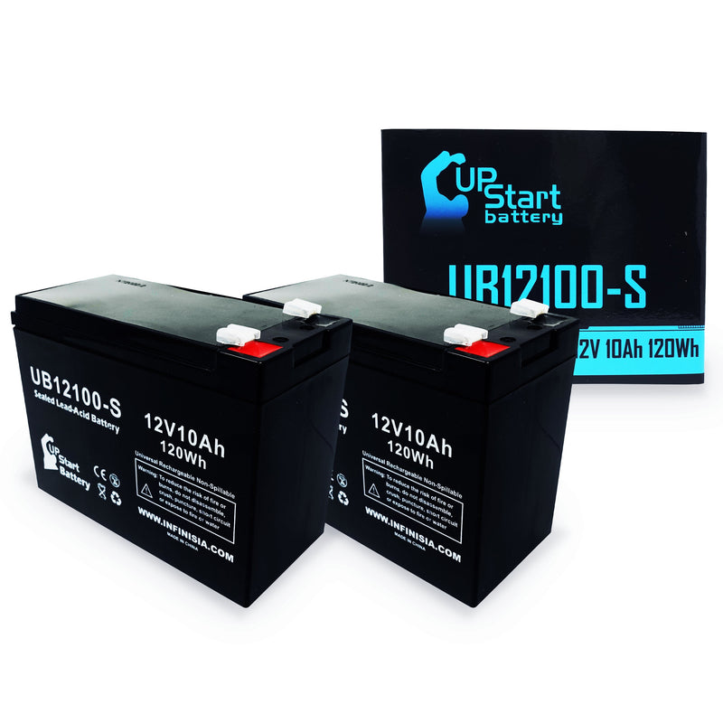 Load image into Gallery viewer, UB12100-S Sealed Lead Acid Battery Replacement (12V, 10Ah, F2 Terminal, AGM, SLA)
