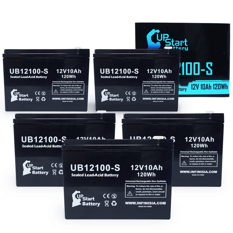 Load image into Gallery viewer, UB12100-S Sealed Lead Acid Battery Replacement (12V, 10Ah, F2 Terminal, AGM, SLA)
