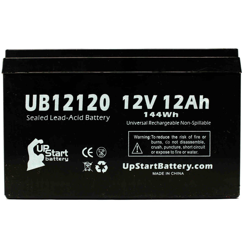 Load image into Gallery viewer, UB12120 Sealed Lead Acid Battery Replacement (12V, 12Ah, F1 Terminal, AGM, SLA)
