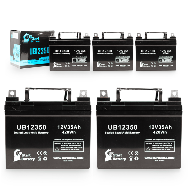 Load image into Gallery viewer, UB12350 Sealed Lead Acid Battery Replacement (12V, 35Ah, Internal Thread Terminal, Group U1, AGM, SLA)
