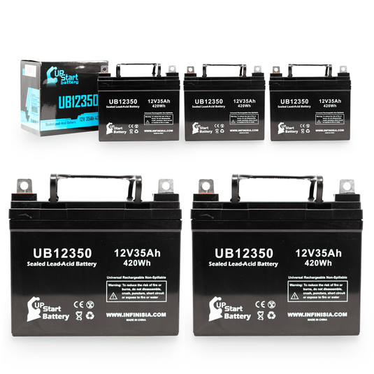 UB12350 Sealed Lead Acid Battery Replacement (12V, 35Ah, Internal Thread Terminal, Group U1, AGM, SLA)