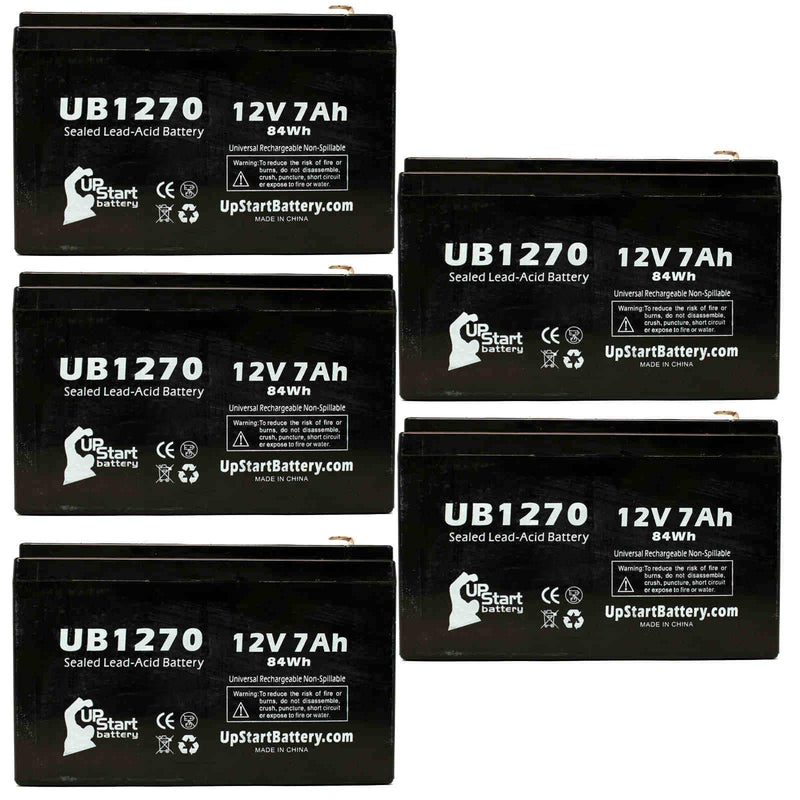 Load image into Gallery viewer, UB1270 Sealed Lead Acid Battery Replacement (12V, 7Ah, 7000mAh, F1 Terminal, AGM, SLA)
