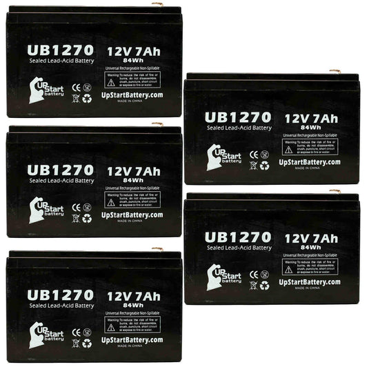 UB1270 Sealed Lead Acid Battery Replacement (12V, 7Ah, 7000mAh, F1 Terminal, AGM, SLA)