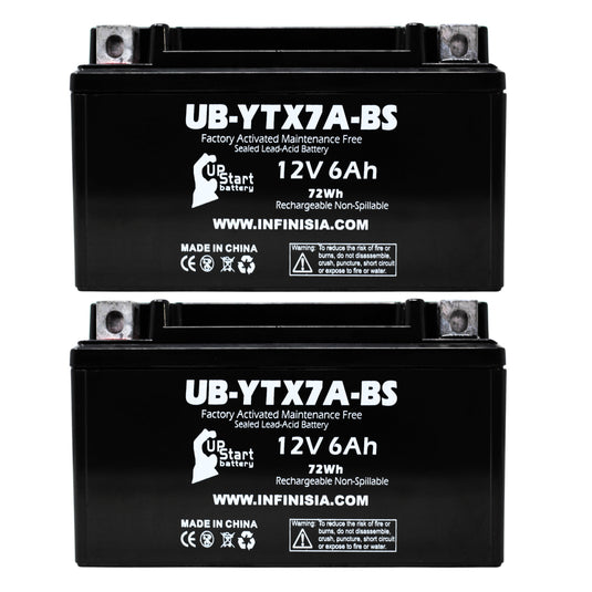 ytx7a-bs battery for tao tao 50cc scooter battery 12v 6ah compatible with kymco people 150 150cc scooter battery gas gy6 125cc 12v motorcycle moped generator batteries atv agm sla