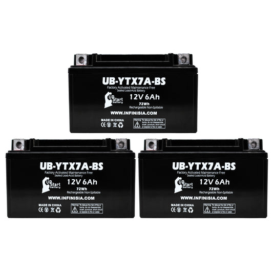 ytx7a-bs battery for tao tao 50cc scooter battery 12v 6ah compatible with kymco people 150 150cc scooter battery gas gy6 125cc 12v motorcycle moped generator batteries atv agm sla