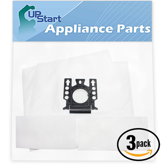 2 Miele Type FJM Vacuum Bags Replacement with 2 Micro Filters