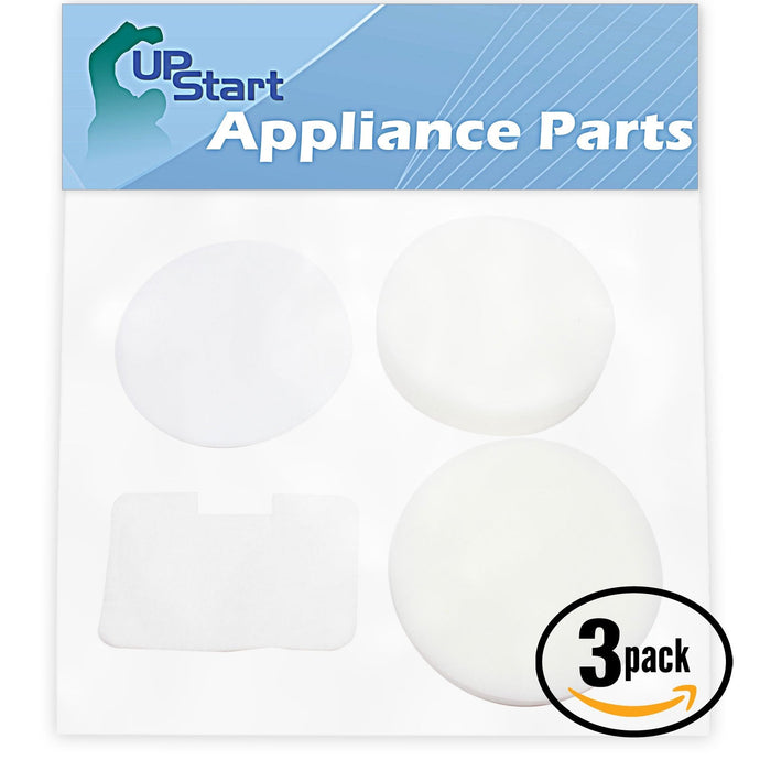 3-Pack Shark NV22L Vacuum 4-Piece Foam and Felt Replacement Filter Kit