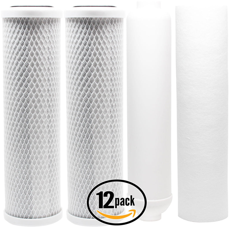 Load image into Gallery viewer, Reverse Osmosis Water Filter Kit - Includes Carbon Block Filters, PP Sediment Filter &amp; Inline Filter Cartridge
