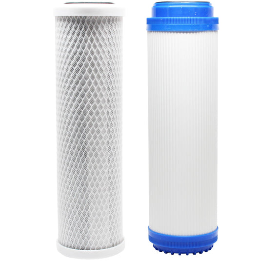 Reverse Osmosis Water Filter Kit - Includes Carbon Block Filter & GAC Filter