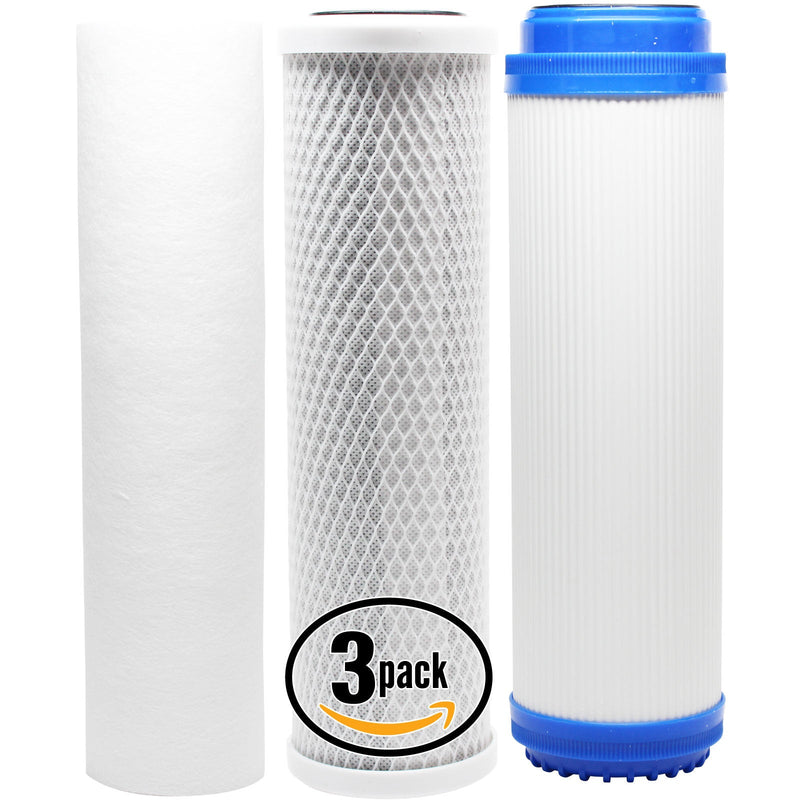 Load image into Gallery viewer, Reverse Osmosis Water Filter Kit - Includes Carbon Block Filter, PP Sediment Filter &amp; GAC Filter
