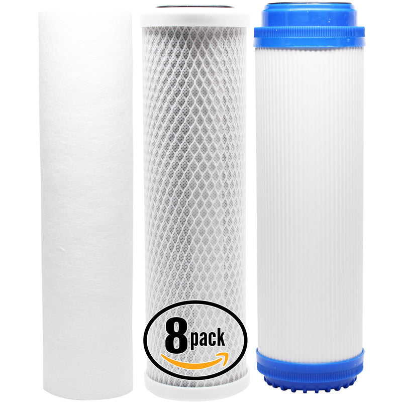 Load image into Gallery viewer, Reverse Osmosis Water Filter Kit - Includes Carbon Block Filter, PP Sediment Filter &amp; GAC Filter
