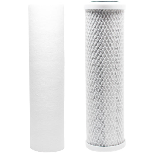 Reverse Osmosis Water Filter Kit - Includes Carbon Block Filter & PP Sediment Filter